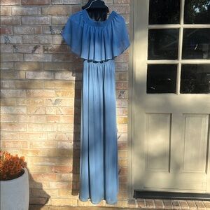 Show Me Your MuMu Blue Smocked Dress